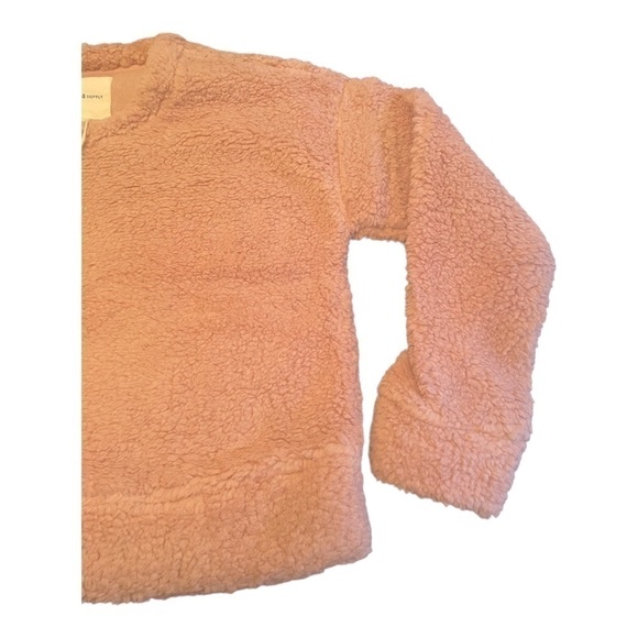 𝅺THREAD & SUPPLY Crewneck Pullover Sweater In Blush - Picture 4 of 9